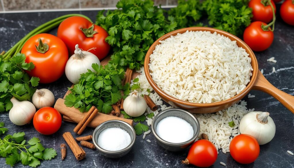 Arabic Rice Ingredient Preparation