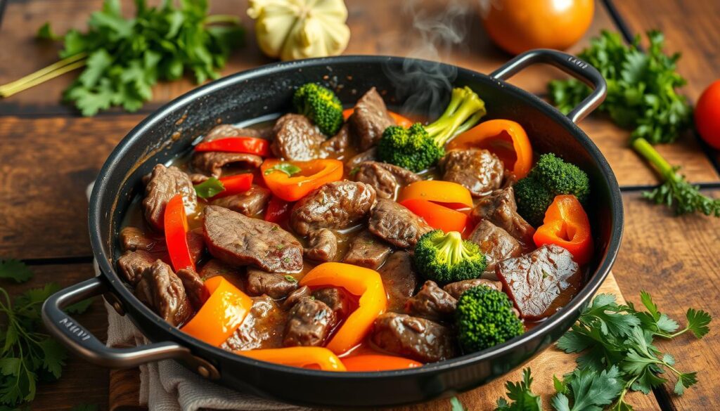 One-Pan Beef Dinner Skillet