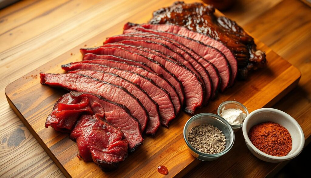 Texas-style brisket preparation