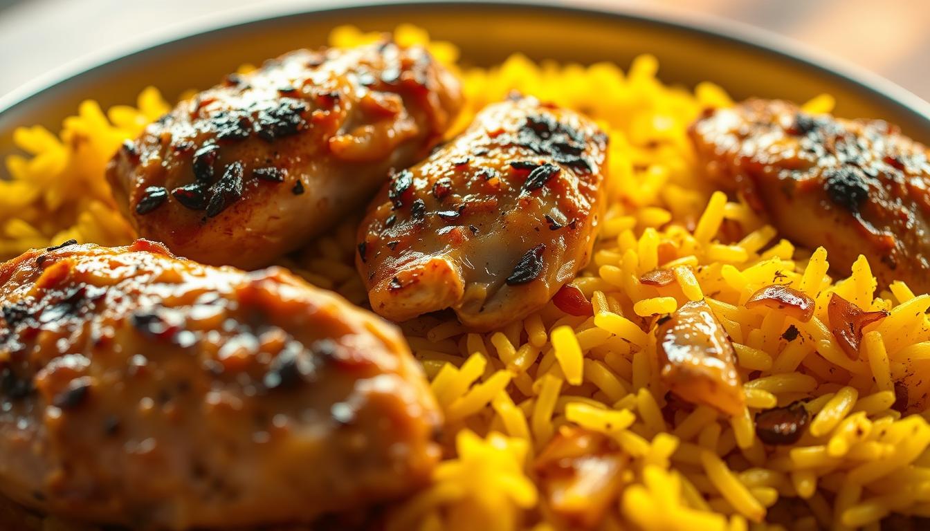 chicken and yellow rice recipe